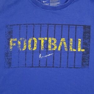 Nike Mens XL “Football” Sportswear Active Short Sleeve Graphic T-Shirt Tee NWT